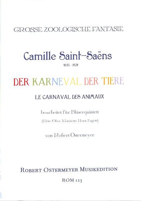 Vorderes Coverbild Der Karneval der Tiere