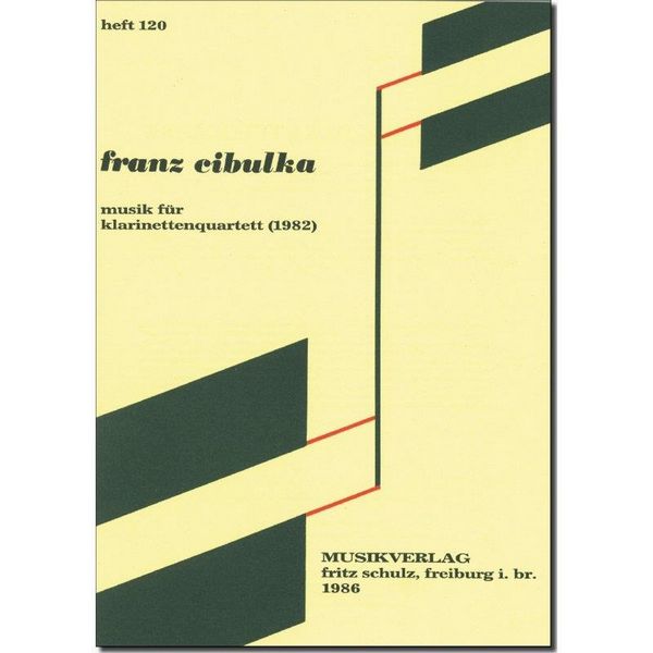 Vorderes Coverbild Musik für 4 Klarinetten