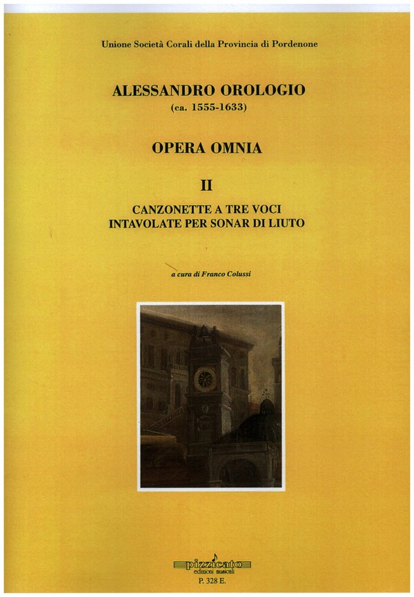 Vorderes Coverbild Opera Omnia vol.2 - Canzonette a tre voci intavolate per sonar di liut