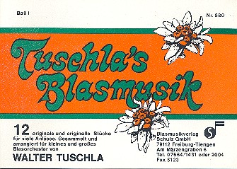 Vorderes Coverbild Tuschla's Blasmusik