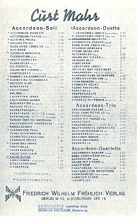Vorderes Coverbild Valse Russe für 2 Akkordeons