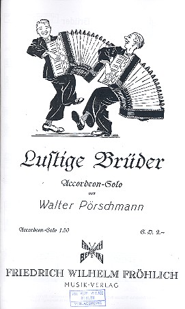 Vorderes Coverbild Lustige Brüder Marsch für