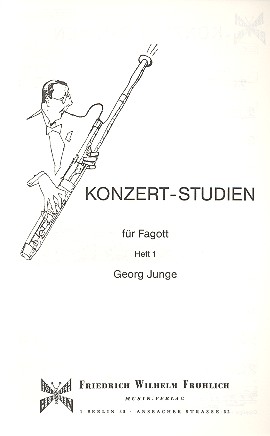 Vorderes Coverbild Konzert-Studien Band 1