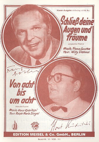 Vorderes Coverbild Schließ deine Augen und träume  und
