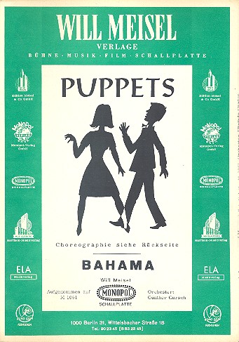 Vorderes Coverbild Puppets - Bahama: für