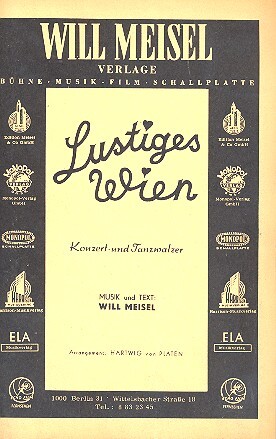 Vorderes Coverbild Lustiges Wien: für Blasmusik