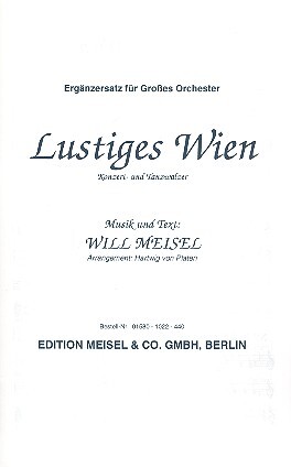 Vorderes Coverbild Lustiges Wien: für Salonorchester
