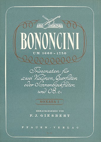 Vorderes Coverbild Triosonate Nr.1