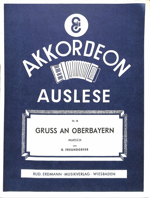 Vorderes Coverbild Gruß an Oberbayern 