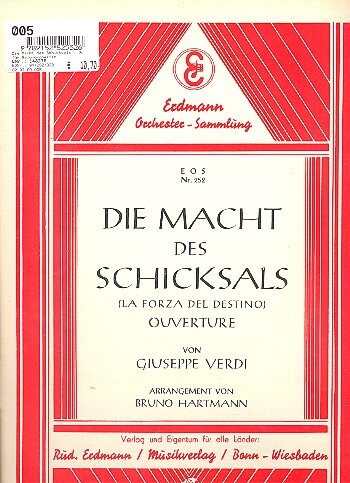 Vorderes Coverbild Die Macht des Schicksals: Ouvertüre