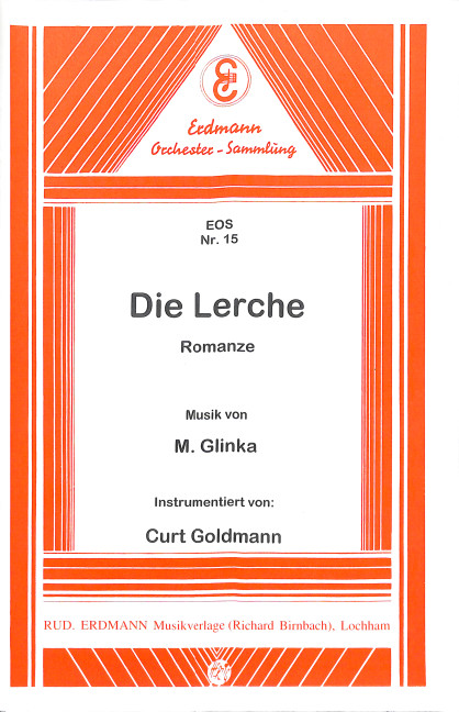 Vorderes Coverbild Die Lerche: Romanze für