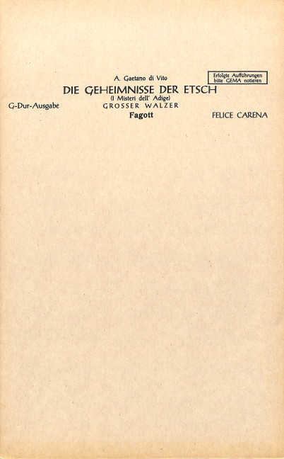 Vorderes Coverbild Die Geheimnisse der Etsch