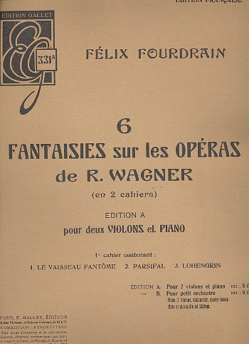 Vorderes Coverbild 6 fantaisies sur les opéras de