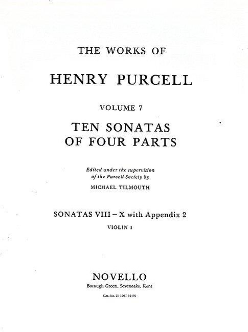 Vorderes Coverbild 10 Sonatas of 4 Parts (nos.8-10)