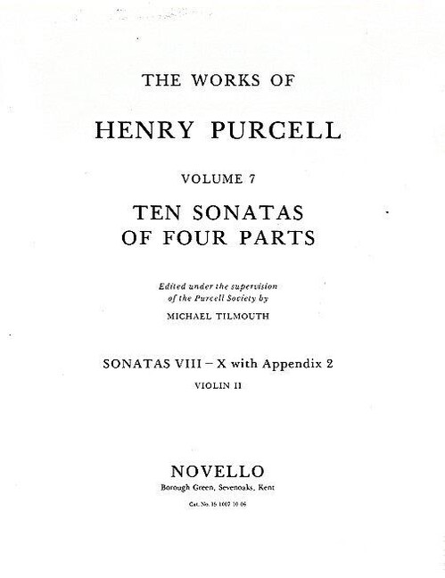 Vorderes Coverbild 10 Sonatas of 4 Parts (nos.8-10)