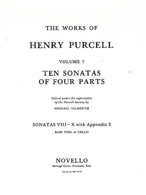 Vorderes Coverbild 10 Sonatas of 4 Parts (nos.8-10)