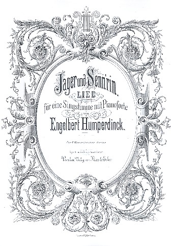 Vorderes Coverbild Jager und Senn'rin für Männerchor