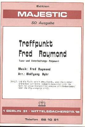 Vorderes Coverbild Treffpunkt Fred Raymond: für