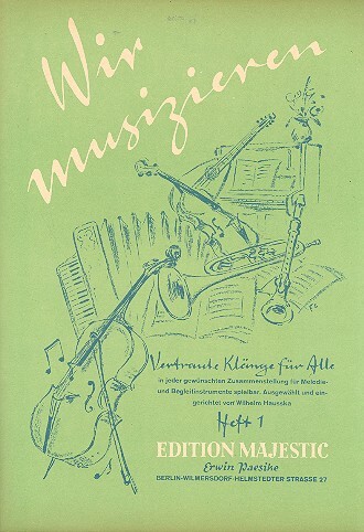 Vorderes Coverbild Wir musizieren Band 1