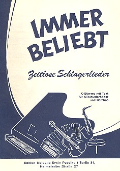 Vorderes Coverbild Immer beliebt - Zeitlose Schlagerlieder
