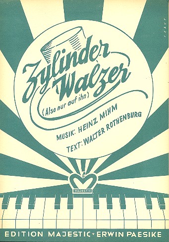 Vorderes Coverbild Zylinder-Walzer: Einzelausgabe