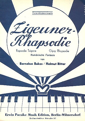 Vorderes Coverbild Zigeuner-Rhapsodie: für