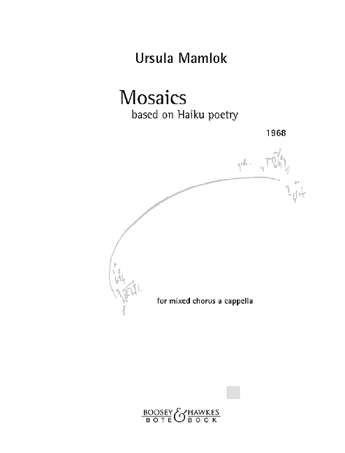 Vorderes Coverbild Mosaics - based on haiku poetry