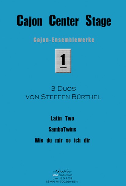 Vorderes Coverbild Cajon Center Stage Vol.1 - 3 Duos