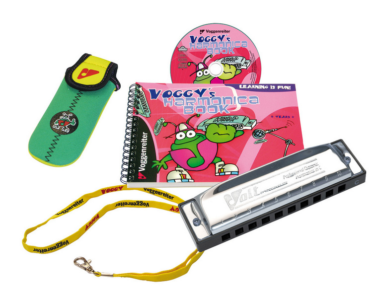Vorderes Coverbild Voggys Harmonica-Set - ENGLISH EDITION