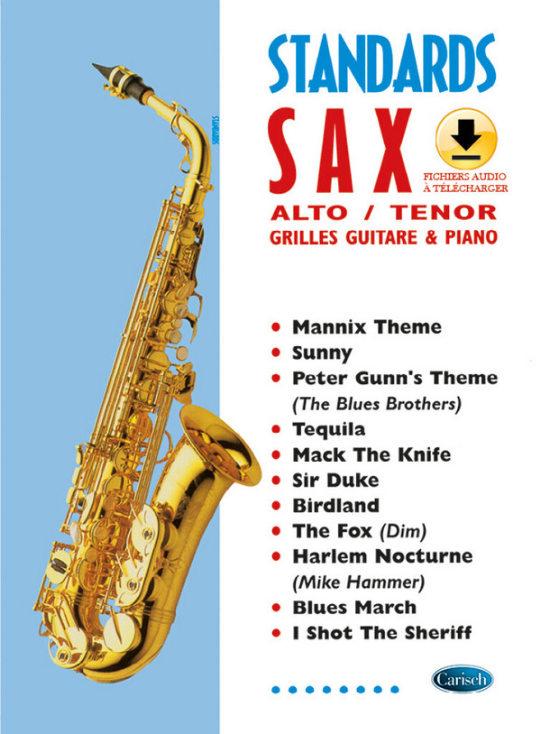 Vorderes Coverbild Standards Sax (+Online Audio)