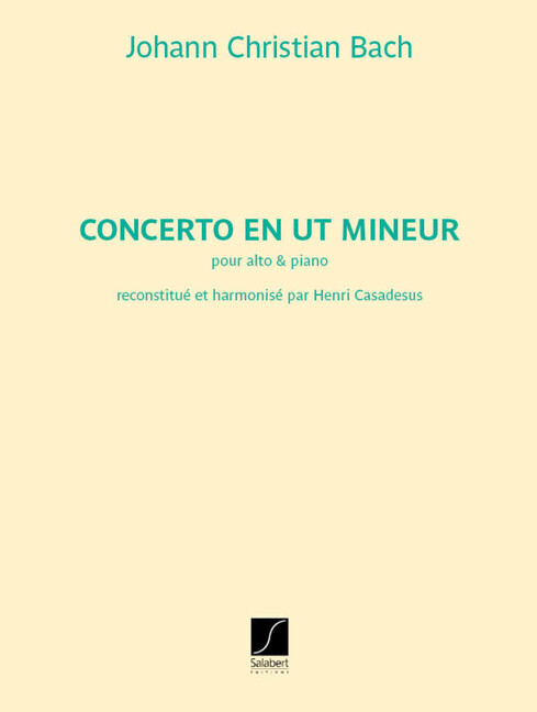 Vorderes Coverbild Concerto en ut Mineur pour alto et orchestre