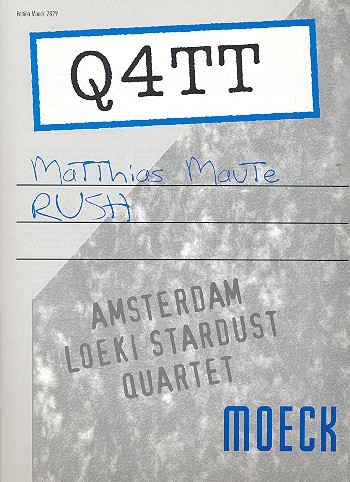 Vorderes Coverbild Rush für 4 Altblockflöten