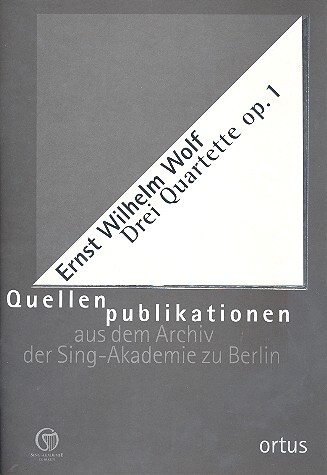 Vorderes Coverbild 3 Quartette op.1 für 2 Violinen, Viola