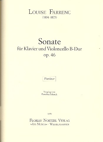 Vorderes Coverbild Violoncellosonate op.46