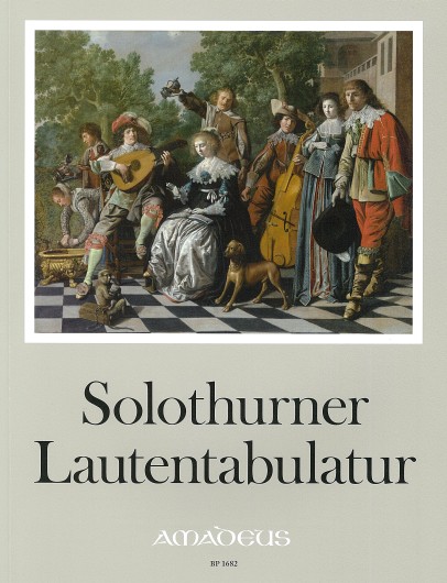 Vorderes Coverbild Solothurner Lautentabulatur für
