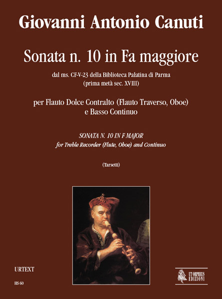 Vorderes Coverbild Sonata No. 10 Fa-maggiore per flauto