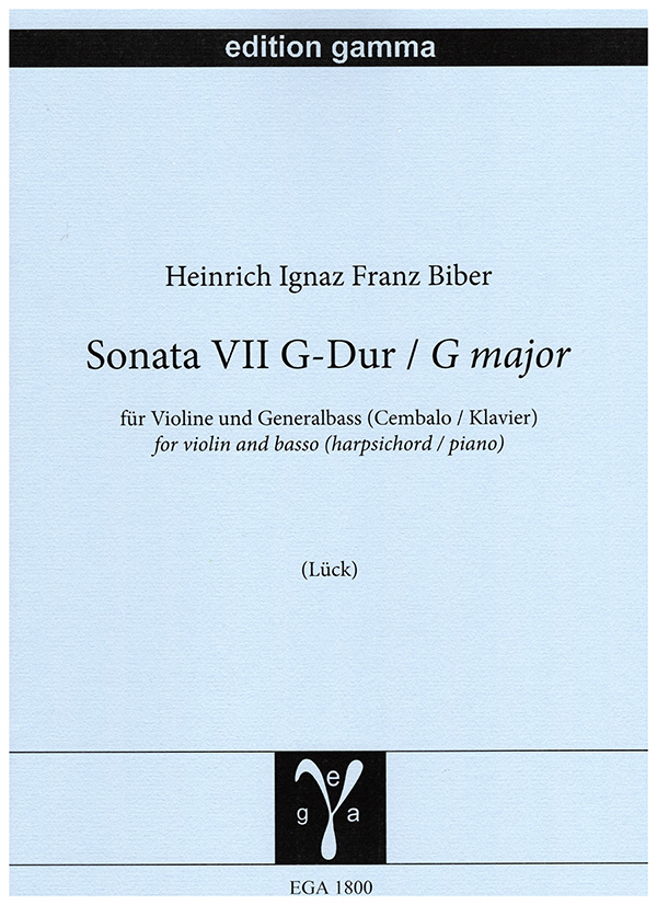 Vorderes Coverbild Sonata VII G-Dur