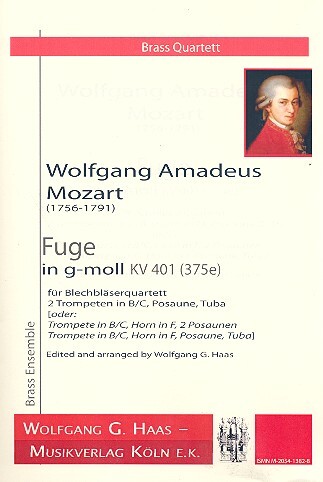 Vorderes Coverbild Fuge g-moll KV401