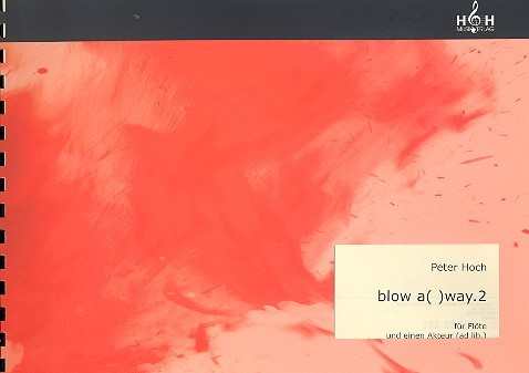 Vorderes Coverbild Blow away für Flöte und Akteur ad lib