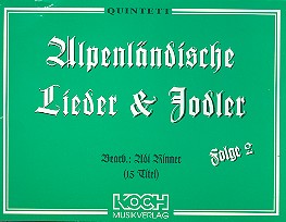 Vorderes Coverbild Alpenländische Lieder und Jodler Band 2