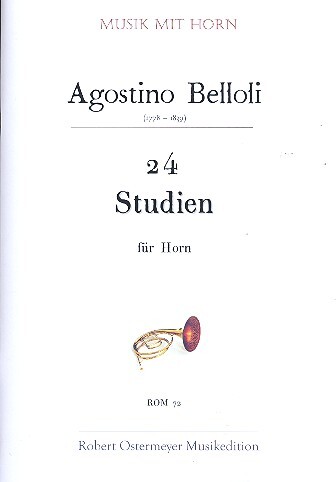 Vorderes Coverbild 24 Studien für Horn