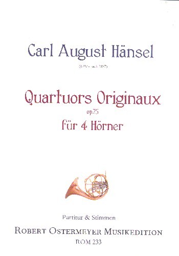 Vorderes Coverbild Quatuors originaux op.75
