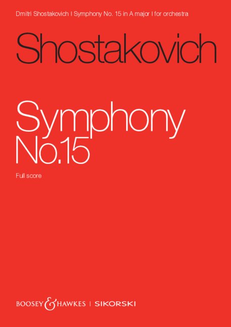 Vorderes Coverbild Symphony in A major No.15 op.141