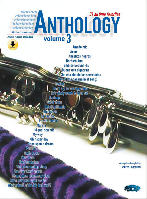 Vorderes Coverbild Anthology Clarinet Vol. 3