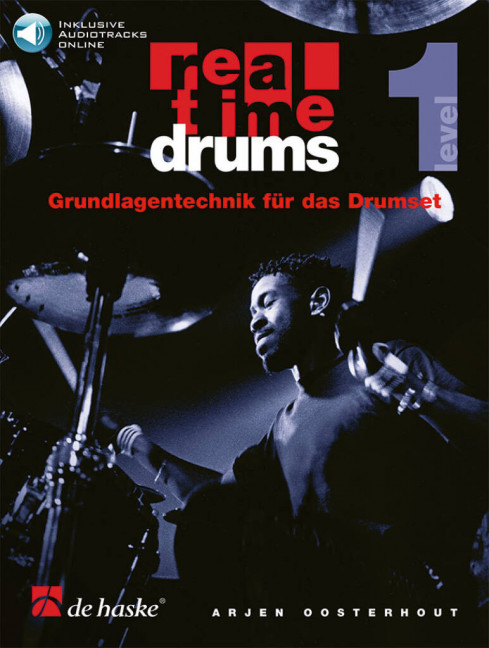 Vorderes Coverbild Real Time Drums Vol.1 (+Online-Audio)