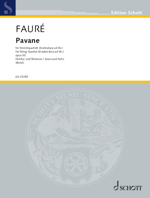 Vorderes Coverbild Pavane op. 50