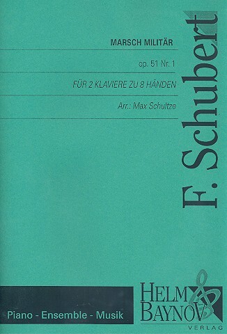Vorderes Coverbild Militärmarsch op.51,1
