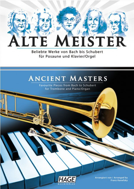 Vorderes Coverbild Alte Meister für Posaune und Klavier (Orgel)