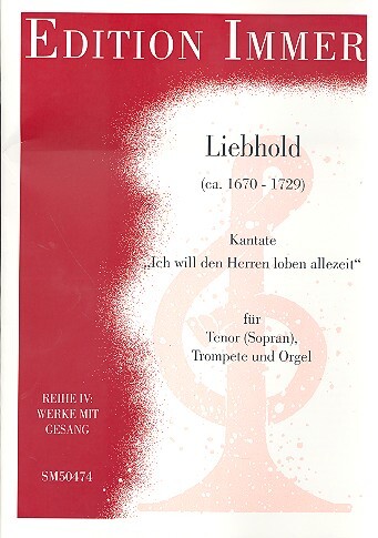 Vorderes Coverbild Kantate "Ich will den Herren loben allezeit"