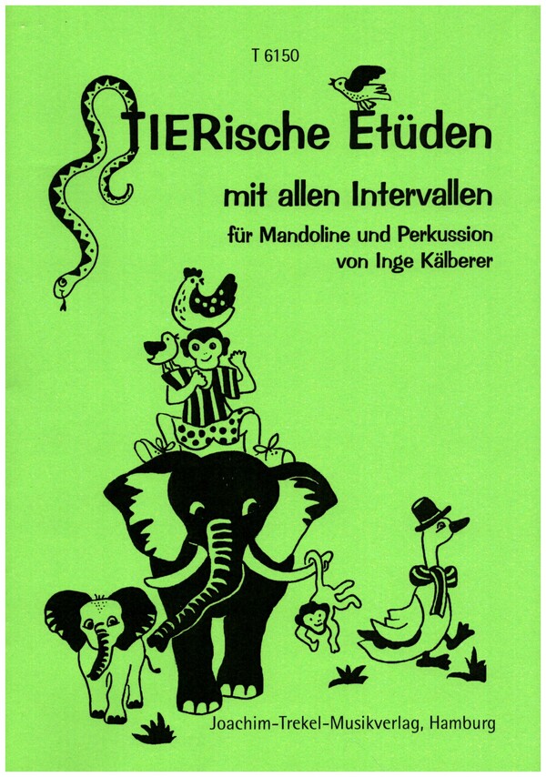 Vorderes Coverbild Tierische Etüden mit allen Intervallen